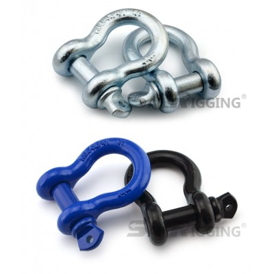 Drop Forged 1 inch 8.5 ton G-209 Bow Type Shackle