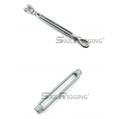 Rigging Hardware Heavy Duty Lifting Wire Rope Turnbuckle With Thimble turnbuckle