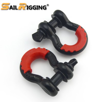 50+ Amazon Supplier  Trailer Winch 3/4 inch 5T D Ring Bow shackle