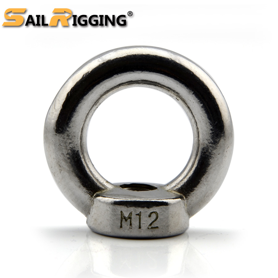 Lifting eye nut stainless steel 304 316 eye nut thread fastener ring eye nut